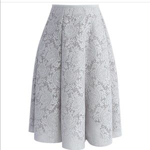 Chicwish A-line Lace Skirt